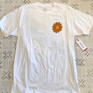 Nixon white Andy Davis graphic tee
